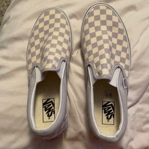 light grey slip on vans size 11